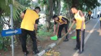 Sambut Hari Bhayangkara ke-77 Tahun 2023, Polda Metro Jaya Bersih-Bersih di Lingkungan Kerja