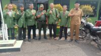 Anggota Koramil 12 Serangbaru Sambut Kunjungan Ketua LDII Kecamatan Serang Baru