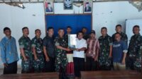 TMMD Berjalan Aman Dan Lancar, Danramil Puhpelem Berikan Penghargaan Kepada Pemerintah Desa Golo