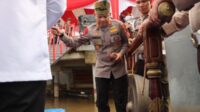 Pemukulan Gong dan Pelepasan Ratusan Ekor Burung Merpati Tandai Launcing Polisi RW di Kabupaten Pelalawan