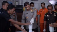 Polres Langsa Gelar BB Dan Pemusnahan Narkotika Jenis Sabu 453,11 Gram