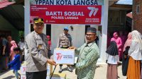 Sambut Hari Bhayangkara Ke-77 Polres Langsa Berikan 500 Paket Baksos