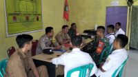 Perkuat 3 Pilar Bhabinkamtibmas dan Babinsa Sambangi Kantor Desa Serimbu