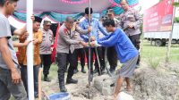 Hari Bhayangkara Ke-77, Polres Pelalawan Wujudkan Harapan Ratusan Pedagang Pasar Kaget