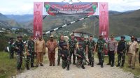 Danrem 172/PWY Laksanakan Kunjungan Kerja ke Pos Satgas Yonif 721/Mks