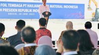 Apresiasi Pabrik Foil Tembaga, Presiden: Ini Bisa Serap dan Olah Material