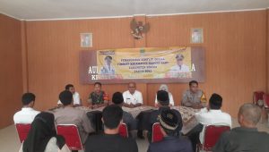 Babinsa Koramil 12 Serangbaru Hadiri Rapat Pencegahan Konflik Sosial