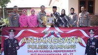Menyambut Hari Bhayangkara Ke-77, Kapolres Sampang Laksanakan Anjangsana Dan Santunan Anak Yatim