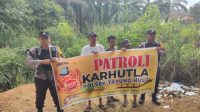 Polres Kampar dan Polsek jajaran Gencar Laksanakan Sosialisasi Larangan Karhutla