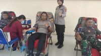 Gelar Bakti Kesehatan Donor Darah, Polres Sorong Selamatkan Masyarakat