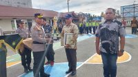 Polres Sorong Gelar Apel Ketua Satuan Keamanan Lingkungan dan Penyerahan Penghargaan Pemenang Lomba Satkamling