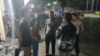 POLSEK CILEUNGSI GELAR OLAH TKP, TERKAIT AKSi PENGEROYOKAN ORANG TIDAK DIKENAL