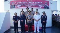 Polda Kalbar Gelar Upacara Tabur Bunga di Laut Jelang HUT Bhayangkara ke-77