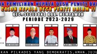 Memperoleh 785 Suara Ahkirnya” Agustono Nomor Urut 3 Terpilih Sebagai Kades Untuk Periode 2023-2029