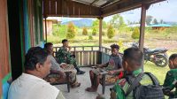 Satgas Yonif Raider 200/BN Kunjungi Rumah Warga Kampung Wakolani
