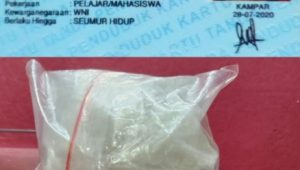 Terlibat Kecelakaan, Pengedar Sabu Ditangkap Saat Mendapatkan Perawatan di Puskesmas