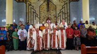 Pangdam XVIII/Kasuari Hadiri Peresmian dan Penthabisan Gedung Gereja Katolik Paroki Santo Yoseph Ayawasi