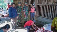 Babinsa Dikarangtengah Manfaatkan Moment Idul Adha, Ini Tujuannya