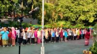 Bangkit Bergerak Bersama Pancasila, SDN Kebayoran Lama Selatan 12 Menggelar Upacara Bendera
