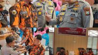 Lakukan Aksi Donor Darah,MPC PP Pekanbaru Sinergi Bersama Polda Riau