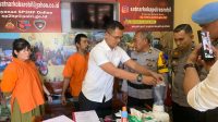 Satnarkoba Polres Rohil Gelar Pemusnahan Barabg Bukti Narkotika Jenis Sabu 51,16 Gram