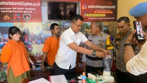 Satnarkoba Polres Rohil Gelar Pemusnahan Barabg Bukti Narkotika Jenis Sabu 51,16 Gram