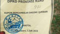 Diduga Panitia Qurban DPRD Riau “Lecehkan” Wartawan dengan Membagikan Kupon Palsu!