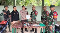 Satgas Pamtas RI-Malaysia Yonarmed 16/TK Gagalkan Penyelundupan Narkoba Dari Malaysia