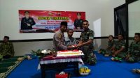 Pererat Sinergitas TNI-Polri, Koramil Jajaran Kodim Wonogiri Datangi Mapolsek Ikuti Malam Tirakatan Dan Ucapkan Selamat HUT Bhayangkara Ke-77