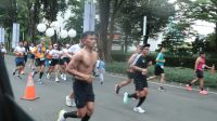 Polda Metro Amankan Lomba Lari LPS Monas Half Marathon 2023
