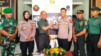 Dihari Jadi Bhayangkara Ke-77, Polres Wonogiri Mendapatkan Kejutan Dari Prajurit TNI