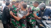 Aksi Sigap Prajurit Yonarmed 2/KS Selamatkan Supir Truk Yang Terhimpit di Fly Over Amplas