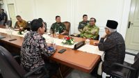 Pertemuan dengan Menkopolhukam dan Panglima TNI, Wapres Terima Laporan Penyelesaian Polemik Al-Zaytun dan Pembebasan Pilot Susi Air