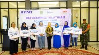 Babinsa Koramil 01 Tambun Monitoring Pembinaan Kader Posyandu.