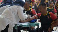Personil Satbrimob Polda Kalbar Laksanakan Pemeriksaan Kesehatannya Secara Berkala