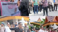Gerakan Wartawan Dan Mahasiswa Bersatu Gelar Aksi di Gedung DPRD Kota Pekanbaru