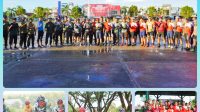 Jaga Kebugaran Pangdam XVIII/Kasuari didampingi Danrem 181/PVT Laksanakan Gowes Santai