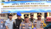Kapolresta Pekanbaru Pimpin Apel Gelar Pasukan Operasi Patuh Lancang Kuning 2023
