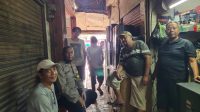 Jaga Kondusifitas Bhabinkamtibmas Polsek Cibinong Polres Bogor Samabangi Pasar