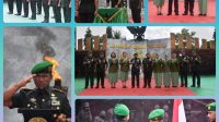 Danrem 181/PVT Pimpin Acara Laporan Korps Penyerahan Jabatan Kasi Intel Dan Tradisi Satuan
