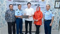 Penyerahan Bantuan Obat-obatan, Injeksi dan Vitamin oleh Akademi Beladiri Sejati FIGHT (ABS FIGHT) Kepada TNI AU