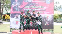 Pangdam XII/Tpr Serahkan Piala Tanjungpura Squad Competition Tahun 2023