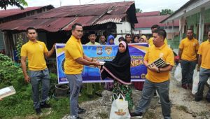 Selain Berbagi Sedekah, Biro SDM Polda Riau Juga Tampung Aspirasi Masyarakat