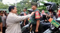 Diberi Motor oleh Menhan Prabowo, Para Babinsa Langsung Uji Coba Keliling Kota