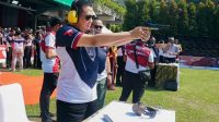 Ikuti Kejuaraan Menembak Kapolri Cup 2023, Ketua MPR RI Bamsoet Raih Juara Dua Eksebisi Tembak Pistol Eksekutif Duel Plat