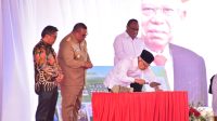 Danmenbanpur 3 Marinir Hadiri Peletakan Batu Pertama Pembangunan Sentra Sarana Prasarana Pemprov PBD