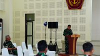 Dankodiklat TNI Tinjau Gladi Bersih Upacara Pembukaan Gladi Posko Latgab TNI 2023