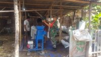 Majukan Usaha Pupuk Organik, Babinsa Kelurahan Kadipiro Sambangi Ketua Gapoktan Abdi Dalem Klebengan