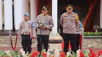 Kenal Pamit Kapolres, Polres Siak Gelar Rangkaian Tradisi Welcome And Farewell Parade