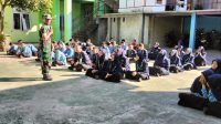 Ini Tujuan Personil Koramil Jatisrono Berikan Motivasi Kepada Ratusan Siswa SMP Rumpun Muslim